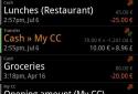 Financisto screenshot 2
