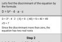 Solver Quadratic Equations / QuadCalc+ screenshot 2