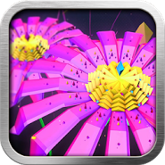 Crystal flowers 3D