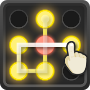 Neon Hack: Pattern Lock Puzzle