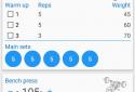 5x5 Workout log screenshot 2