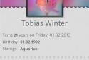 Birthdays screenshot 2