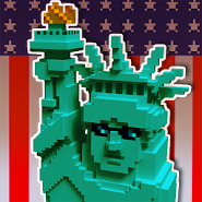 USA Exploration Block Craft 3D