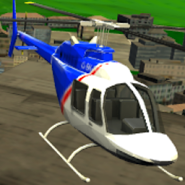 City Helicopter Game 3D