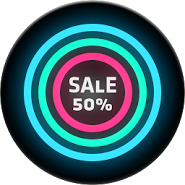 C Neon Glow - Icon Pack