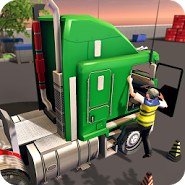 Offroad Truck Driver In The Outback Hills