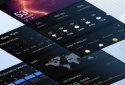 Weather App - black luster: Forecast & Widget screenshot 2