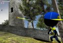 Disc Golf Stickman Battle screenshot 2