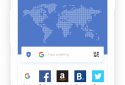 Fly of Internet Web browser with free VPN screenshot 1