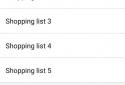 Shopping list screenshot 2