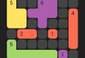 D7: pack the colored Dominoes per 7. Casual game. screenshot 1
