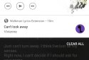 Walkman Lyrics Extension screenshot 2