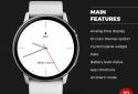 Minimal White Watch Face screenshot 2