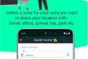 AT-ZONE. Geofence sharing screenshot 2