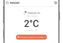 OpenWeather screenshot 1