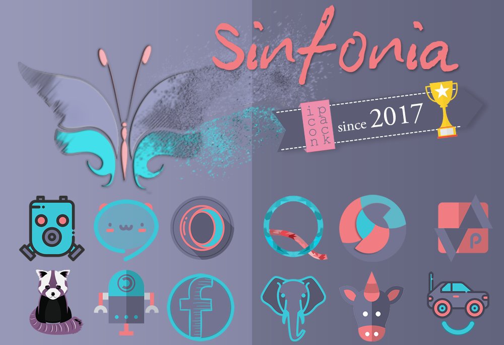 Sinfonia Minimal Icon Pack background